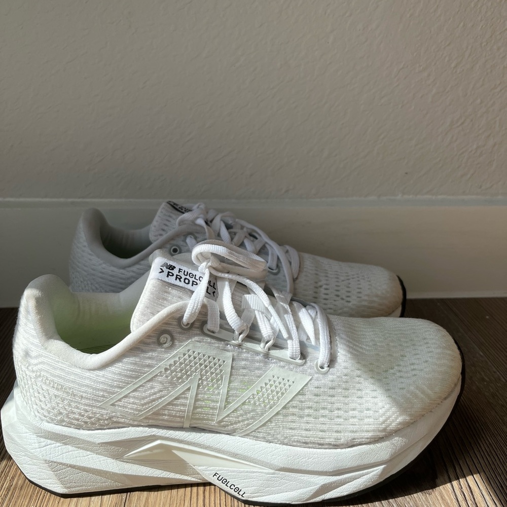White Athletic Running Shoes